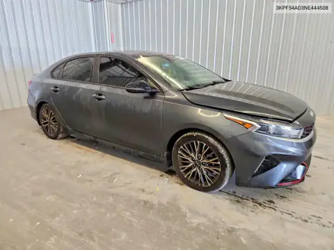 3KPF54AD3NE444508 — 2022 Kia Forte, фото 4 с аукциона Copart 20.10.2026, Естественный износ