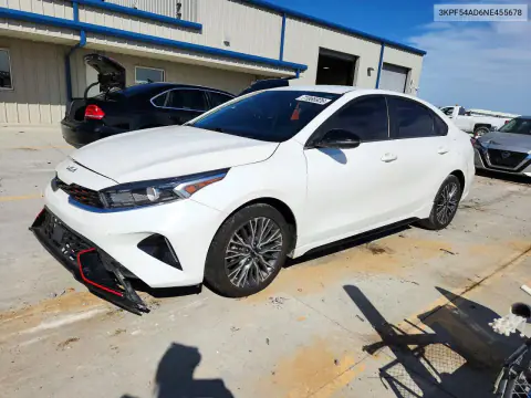 3KPF54AD6NE455678 — 2022 Kia Forte, Передняя часть, фото до ремонта