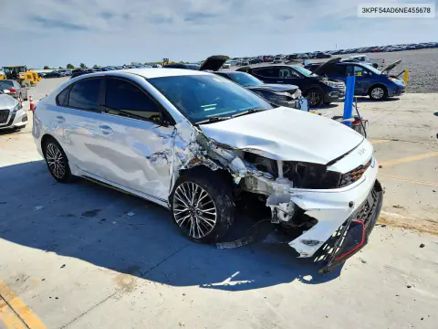 2022 Kia Forte Gt Line VIN 3KPF54AD6NE455678 фото 4