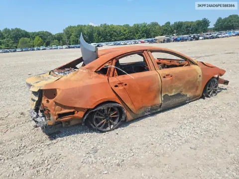 3KPF24AD6PE588386 — 2023 Kia Forte, фото 3 с аукциона Copart, Пожар