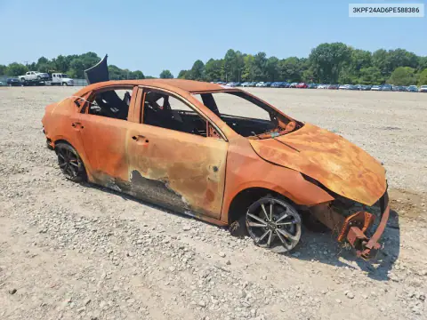 3KPF24AD6PE588386 — 2023 Kia Forte, фото 4 с аукциона Copart, Пожар