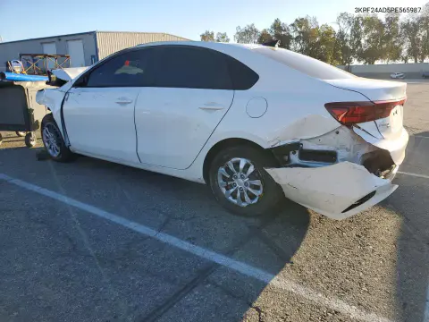 2023 Kia Forte Lx VIN 3KPF24AD5PE565987 фото 2