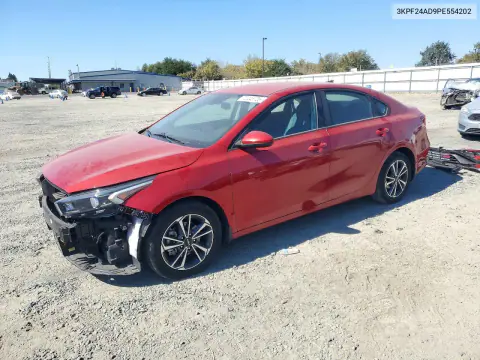 3KPF24AD9PE554202 — 2023 Kia Forte, Передняя часть, фото до ремонта