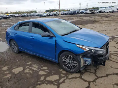3KPF54AD0PE519989 — 2023 Kia Forte, фото 4 с аукциона Copart, Передняя часть