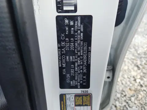 2024 Kia Forte Gt Line VIN 3KPF54AD8RE828631 фото 12