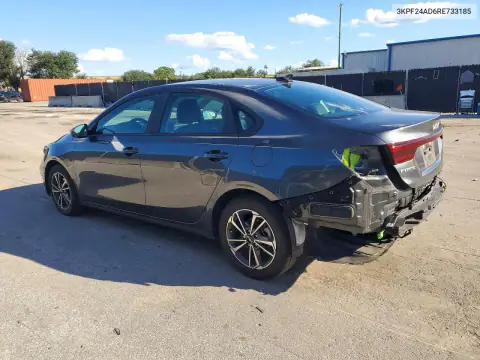 3KPF24AD6RE733185 — 2024 Kia Forte, фото 2 с аукциона Copart, Задняя часть
