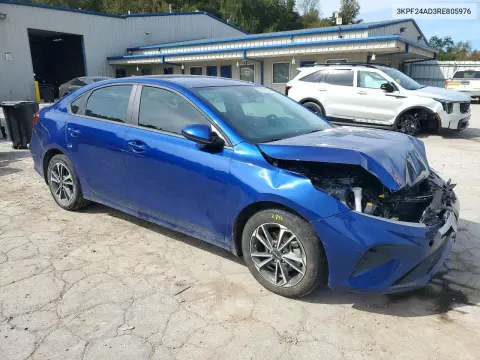 2024 Kia Forte Lxs VIN 3KPF24AD3RE805976 фото 4