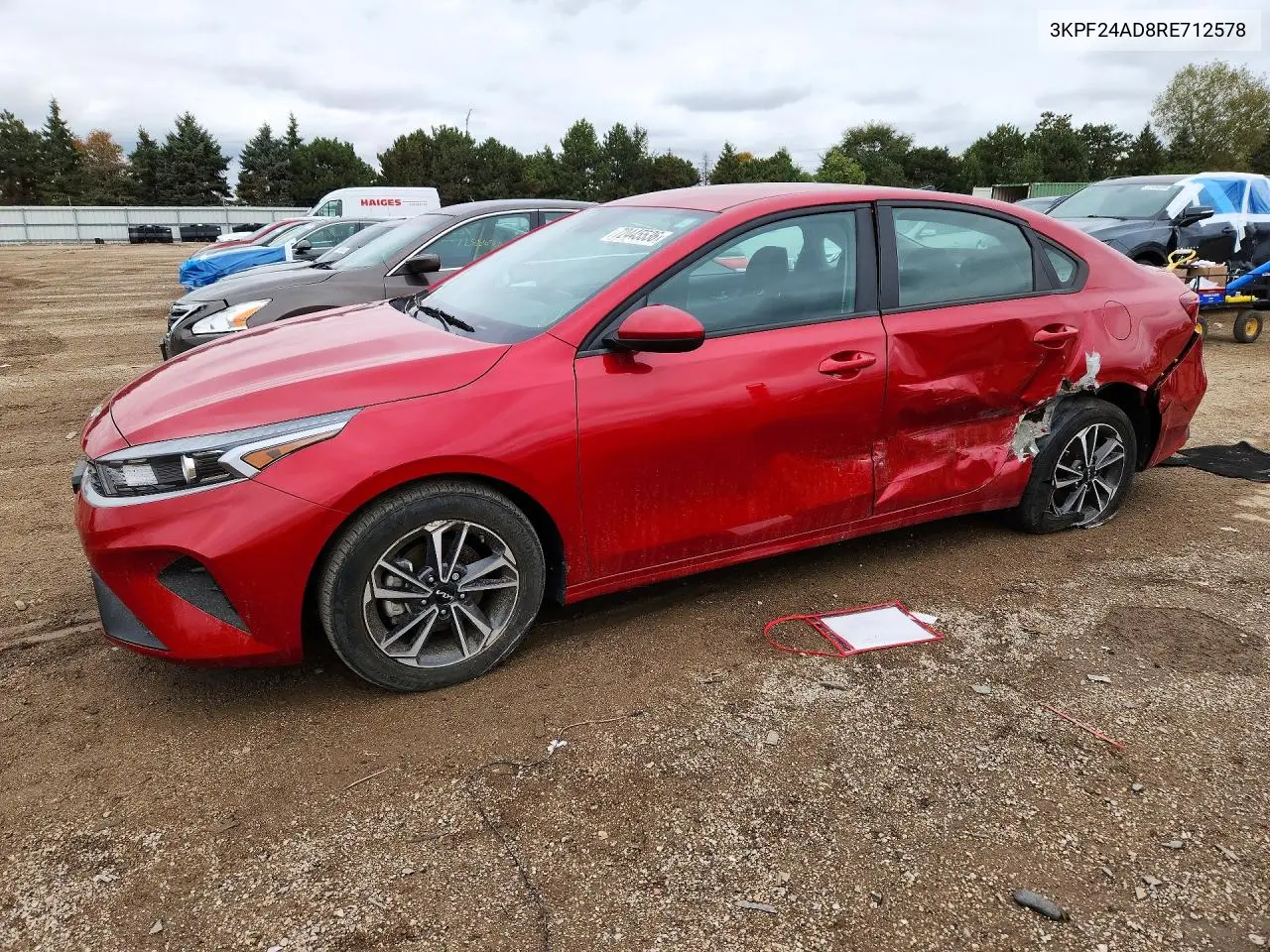 3KPF24AD8RE712578 Kia Forte 2024 — повреждение Сторона, фото до ремонта