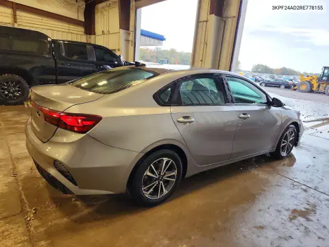 2024 Kia Forte Lxs VIN 3KPF24AD2RE778155 фото 3