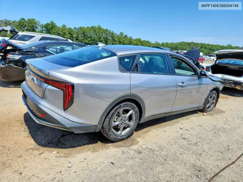 2025 Kia K4 Lxs VIN 3KPFT4DE3SE034748 фото 3