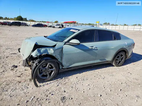 2025 Kia K4 Lxs VIN 3KPFT4DE0SE209148 фото 1