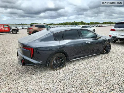 2025 Kia K4 Gt-Line Turbo VIN 3KPFW4DC5SE100643 фото 3