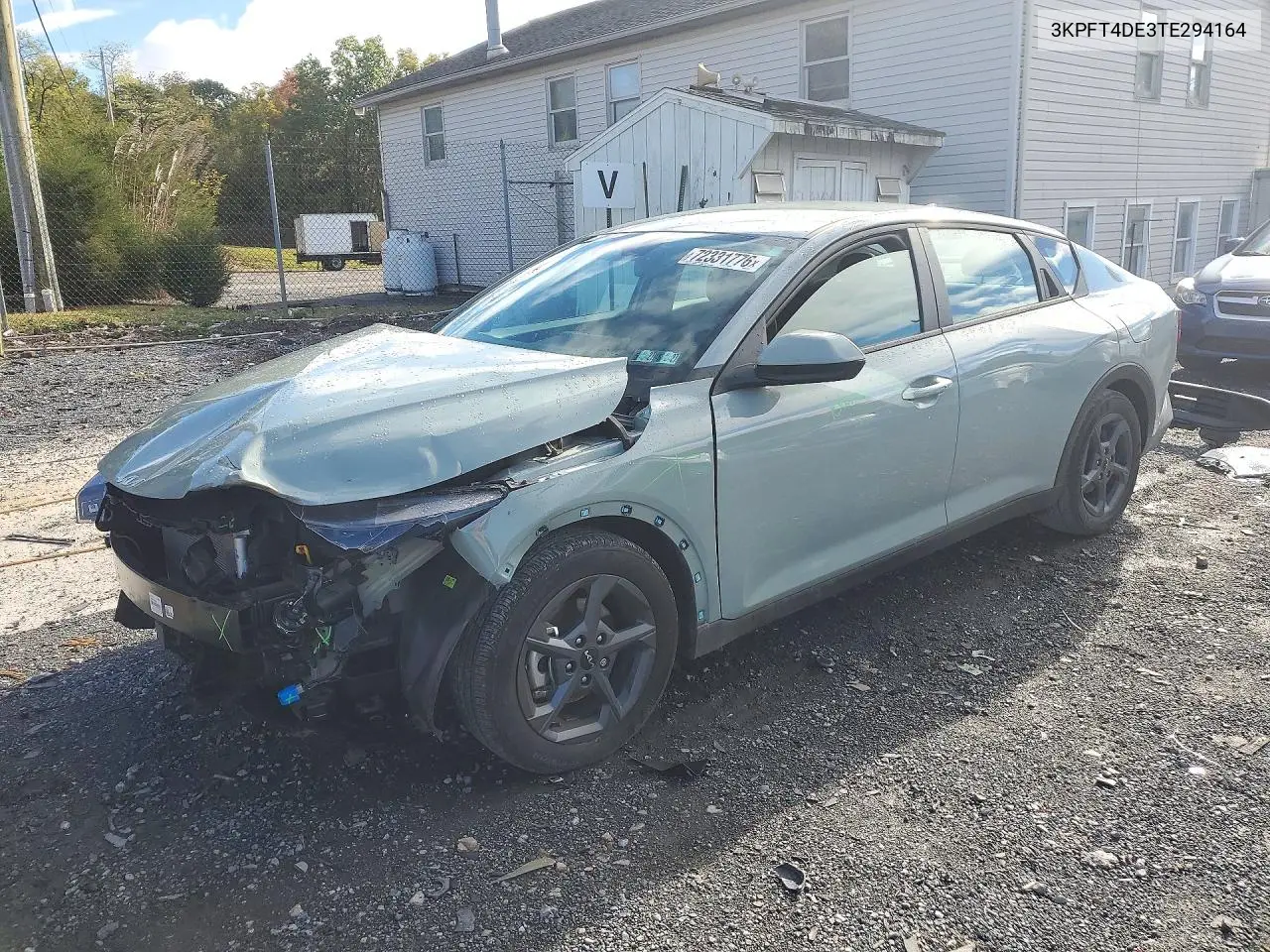 2026 Kia K4 Lxs VIN 3KPFT4DE3TE294164 фото 1