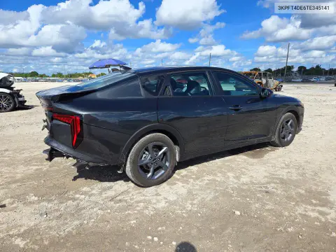 2026 Kia K4 Lxs VIN 3KPFT4DE6TE345141 фото 3