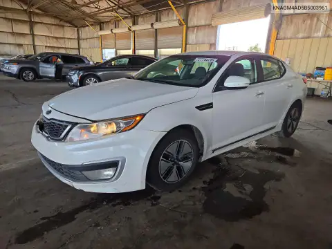 KNAGM4AD5B5003961 — 2011 Kia K5, Передняя часть, фото до ремонта