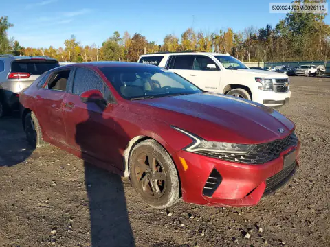 2021 Kia K5 Lx VIN 5XXG24J23MG026113 фото 4
