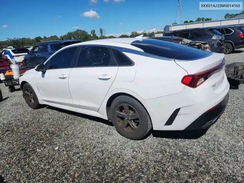 5XXG14J22MG014165 — 2021 Kia K5, фото 2 с аукциона Copart, Передняя часть