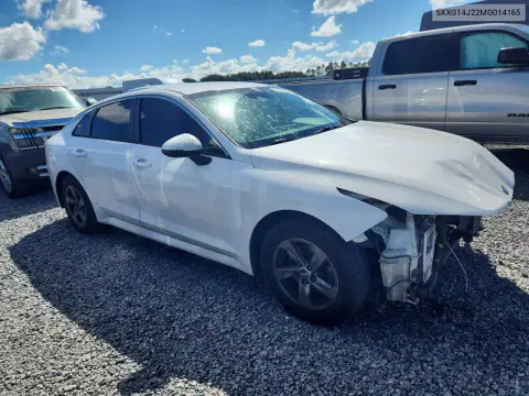 5XXG14J22MG014165 — 2021 Kia K5, фото 4 с аукциона Copart, Передняя часть