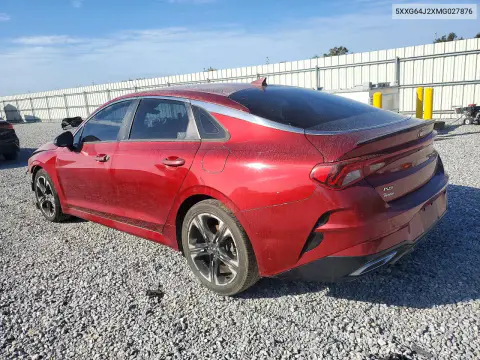 2021 Kia K5 Gt Line VIN 5XXG64J2XMG027876 фото 2