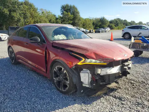 2021 Kia K5 Gt Line VIN 5XXG64J2XMG027876 фото 4