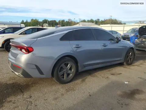 2021 Kia K5 Lx VIN 5XXG24J20MG081828 фото 3