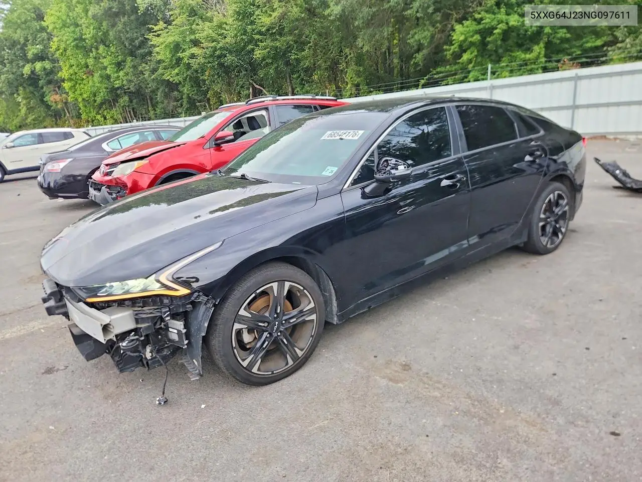 2022 Kia K5 Gt Line VIN 5XXG64J23NG097611 фото 1