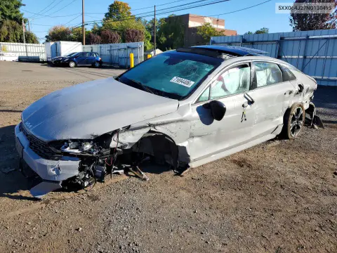 5XXG64J27NG130495 — 2022 Kia K5, Передняя часть, фото до ремонта