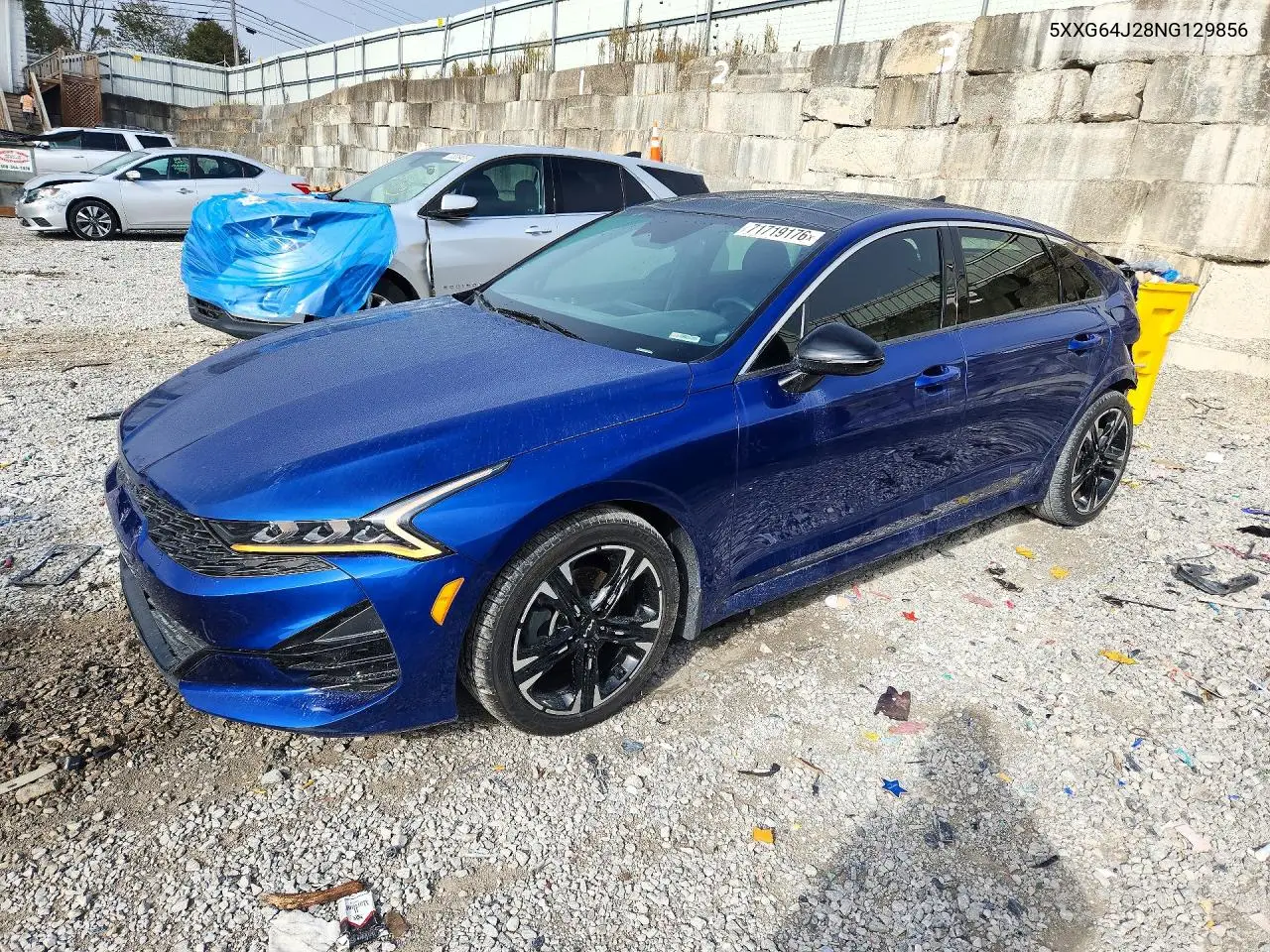 2022 Kia K5 Gt Line VIN 5XXG64J28NG129856 фото 1