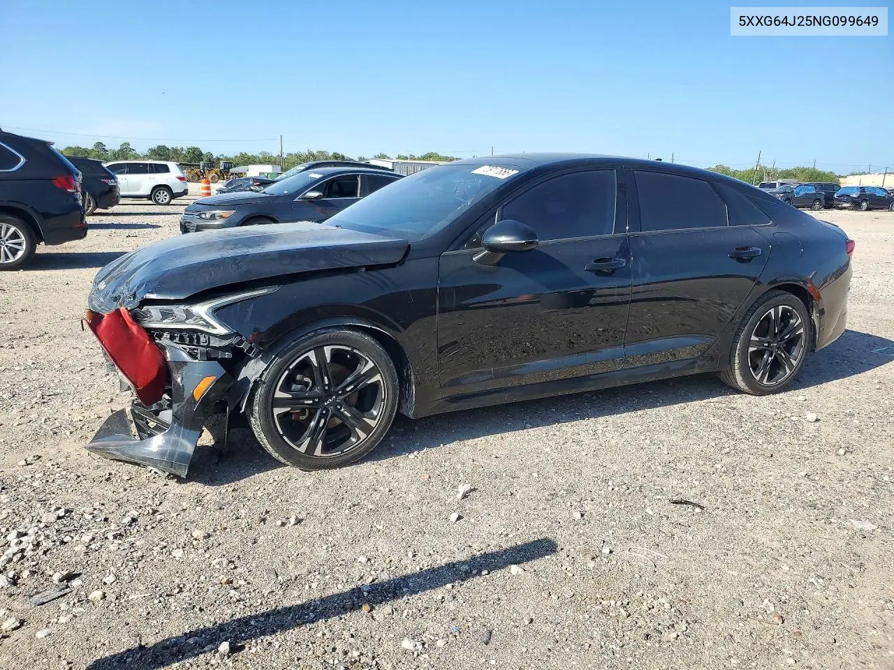 5XXG64J25NG099649 Kia K5 2022 — повреждение Передняя часть, фото до ремонта