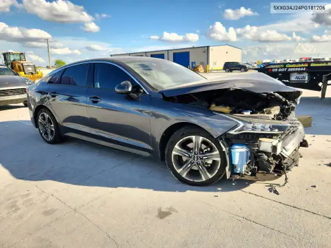 5XXG34J24PG181206 — 2023 Kia K5, фото 4 с аукциона Copart, Передняя часть