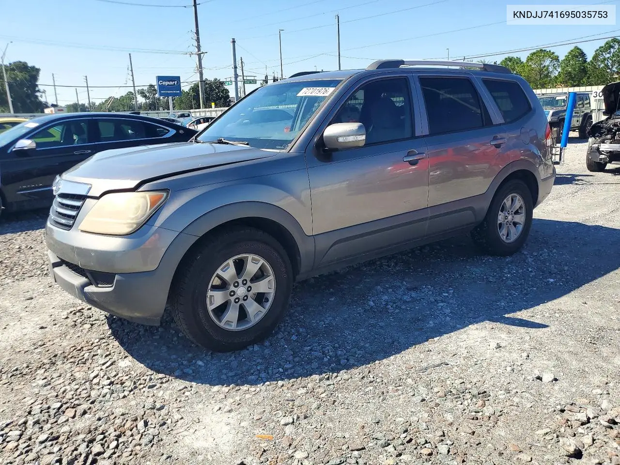 2009 Kia Borrego Lx VIN KNDJJ741695035753 фото 1
