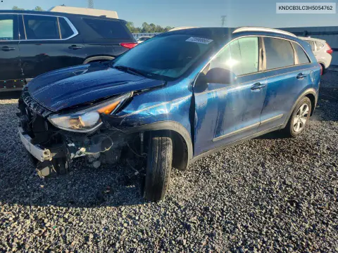 KNDCB3LC3H5054762 — 2017 Kia NIRO, Передняя часть, фото до ремонта