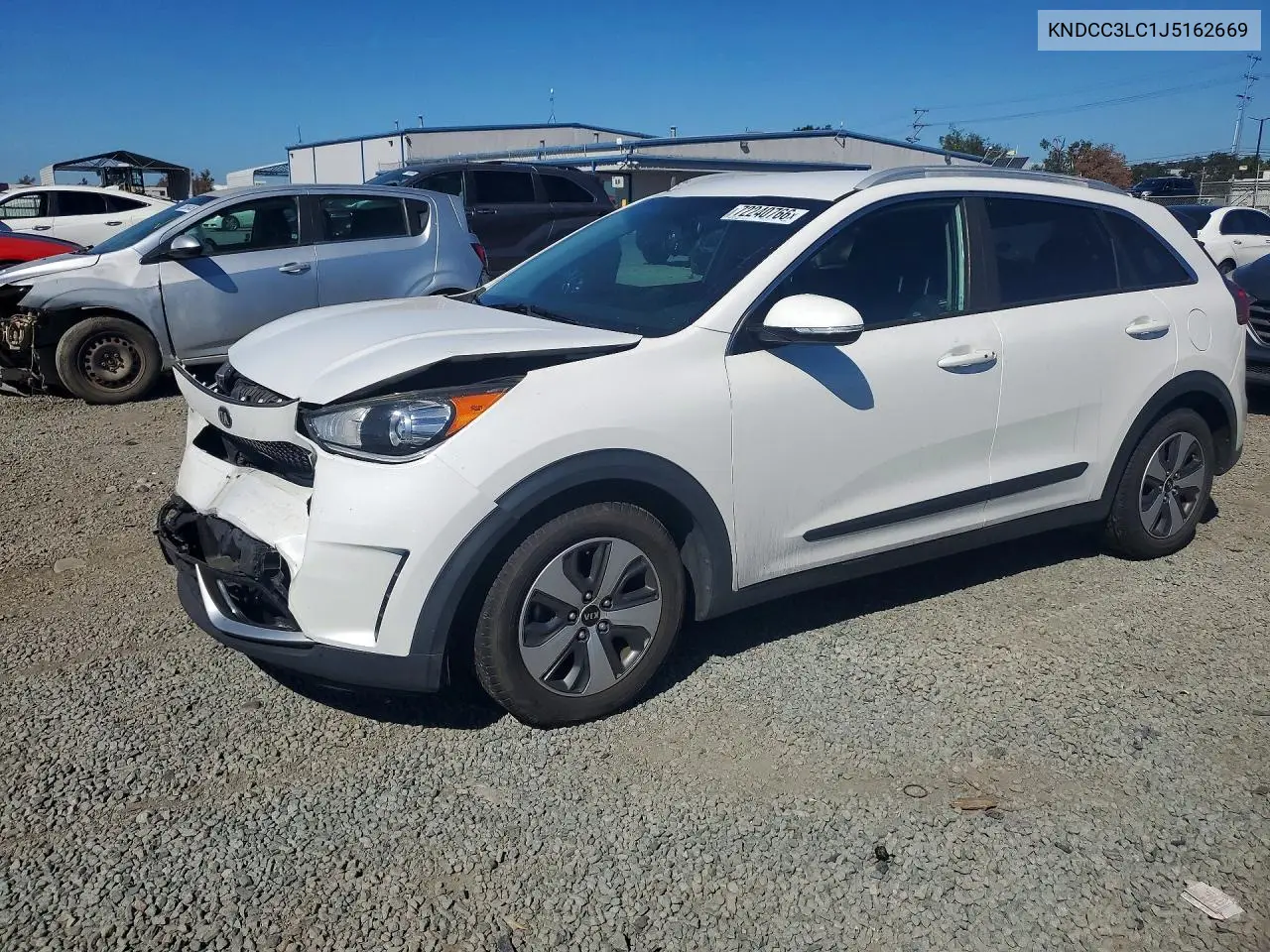 2018 Kia Niro Ex VIN KNDCC3LC1J5162669 фото 1