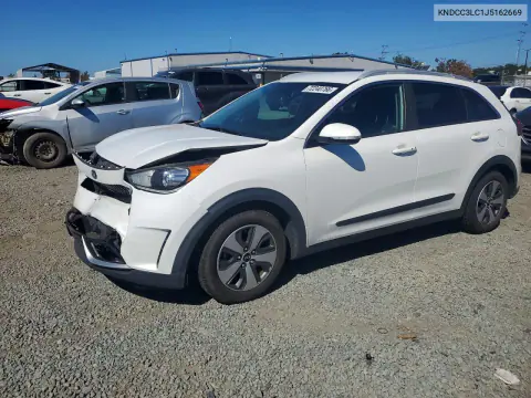 KNDCC3LC1J5162669 — 2018 Kia NIRO, Передняя часть, фото до ремонта