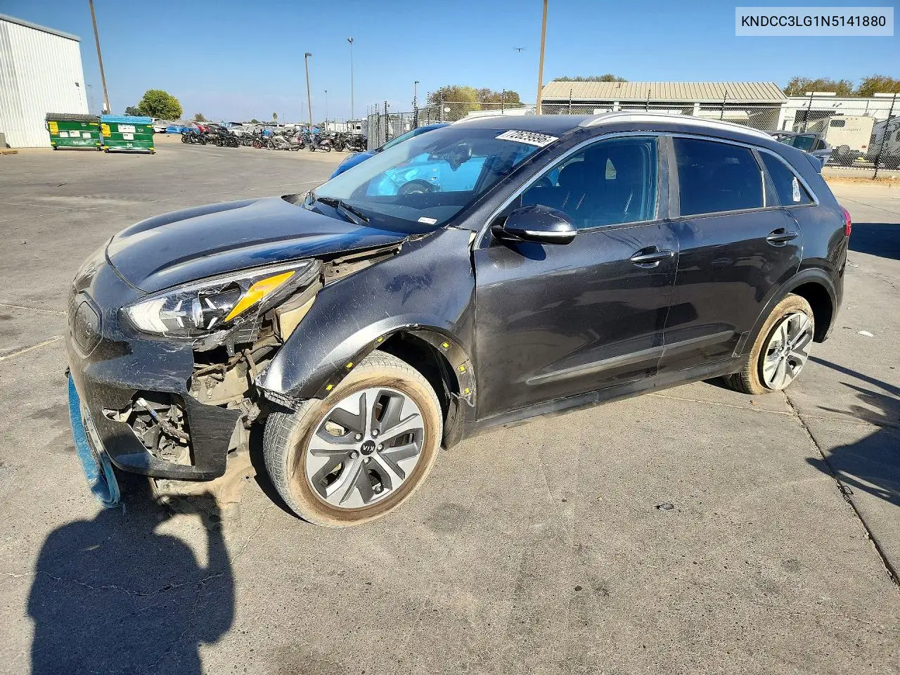 2022 Kia Niro Ev Ex VIN KNDCC3LG1N5141880 фото 1
