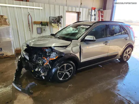 KNDCS3LFXP5072653 — 2023 Kia NIRO, Передняя часть, фото до ремонта