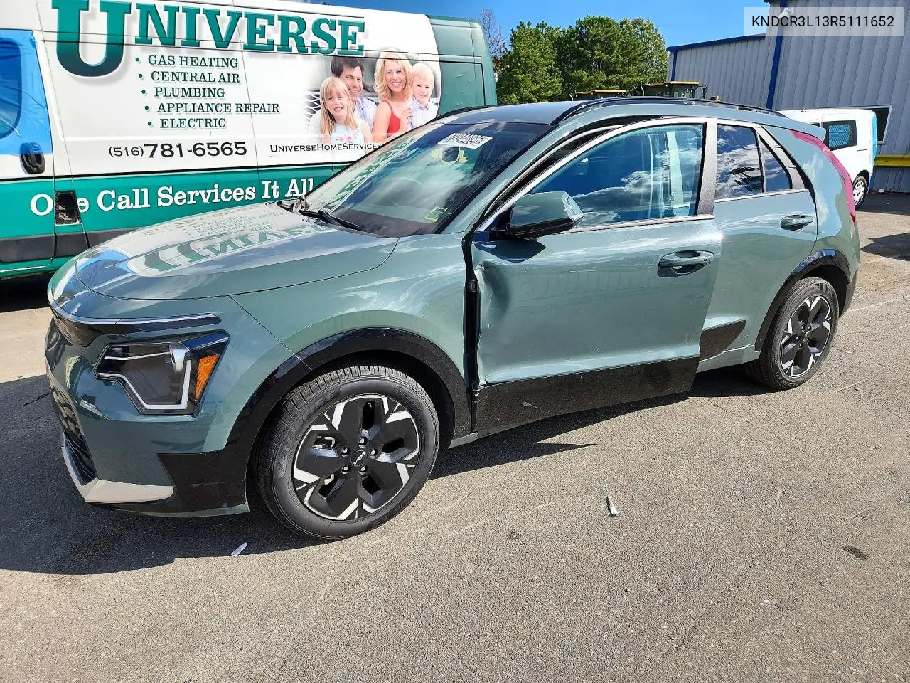 KNDCR3L13R5111652 Kia NIRO 2024 — повреждение Передняя часть, фото до ремонта