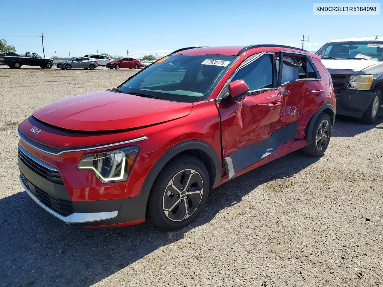 KNDCR3LE1R5184098 Kia NIRO 2024 — повреждение Сторона, фото до ремонта