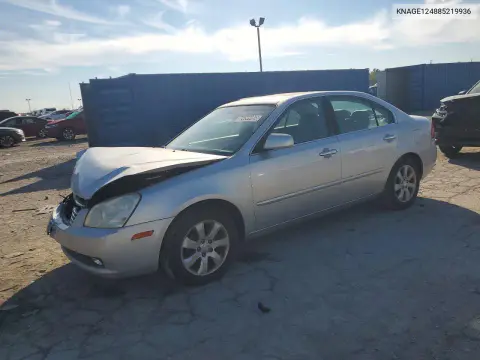KNAGE124885219936 — 2008 Kia Optima, Передняя часть, фото до ремонта