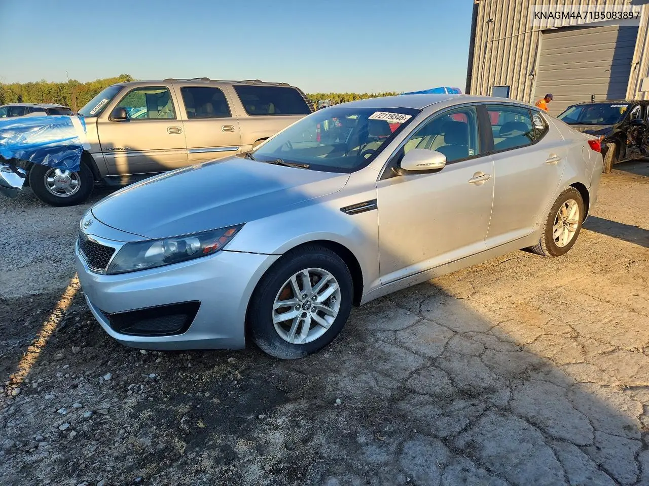 2011 Kia Optima Lx VIN KNAGM4A71B5083897 фото 1