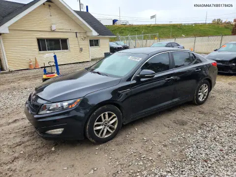 KNAGM4A7XB5178426 — 2011 Kia Optima, Передняя часть, фото до ремонта