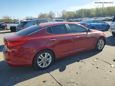 2011 Kia Optima Ex VIN KNAGN4A78B5075972 фото 3
