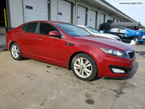 2011 Kia Optima Ex VIN KNAGN4A78B5075972 фото 4