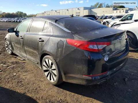 2011 Kia Optima Sx VIN KNAGR4A67B5114790 фото 2