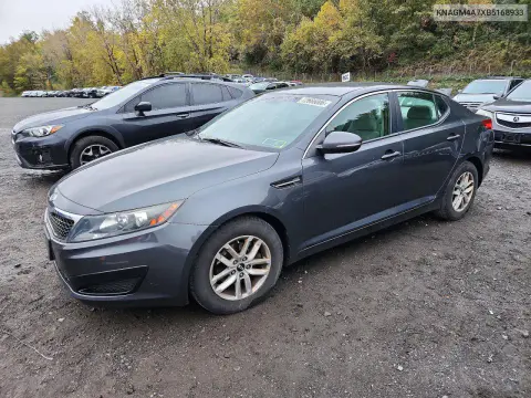 KNAGM4A7XB5168933 — 2011 Kia Optima, Задняя часть, фото до ремонта