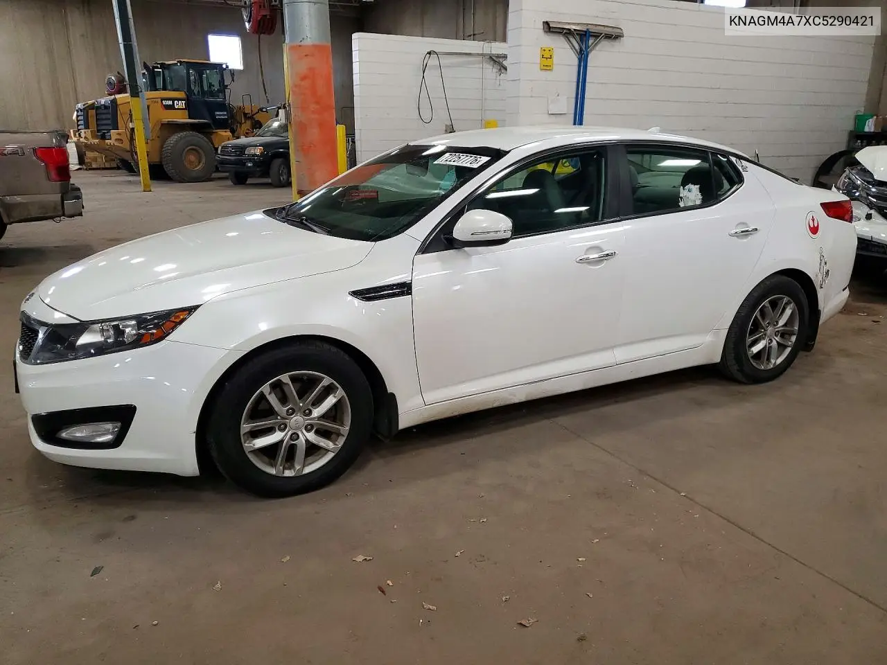 KNAGM4A7XC5290421 Kia Optima 2012 — повреждение Механические повреждения, фото до ремонта