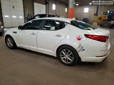 KNAGM4A7XC5290421 — 2012 Kia Optima, фото 2 с аукциона Copart, Механические повреждения