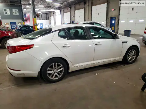 KNAGM4A7XC5290421 — 2012 Kia Optima, фото 3 с аукциона Copart, Механические повреждения