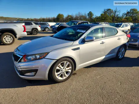 5XXGN4A79CG024593 — 2012 Kia Optima, Задняя часть, фото до ремонта