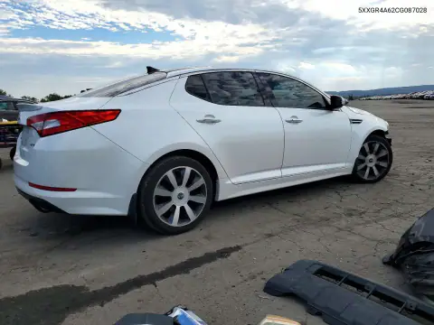 5XXGR4A62CG087028 — 2012 Kia Optima, фото 3 с аукциона Copart, Передняя часть